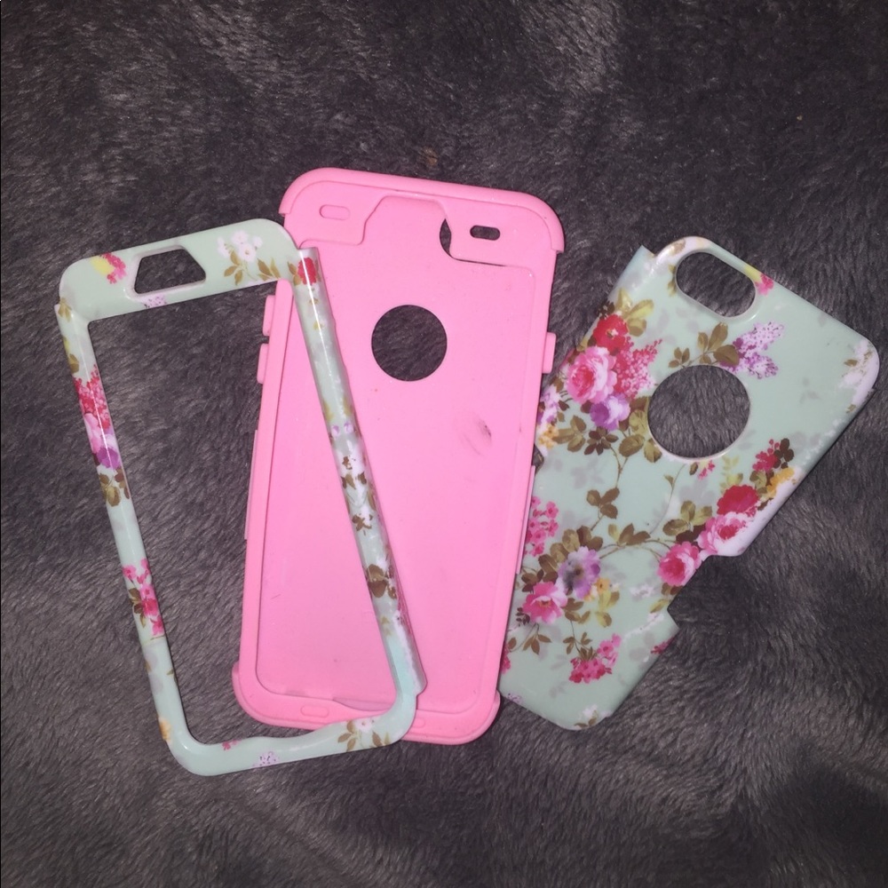 iphone 6, 3 part protective case